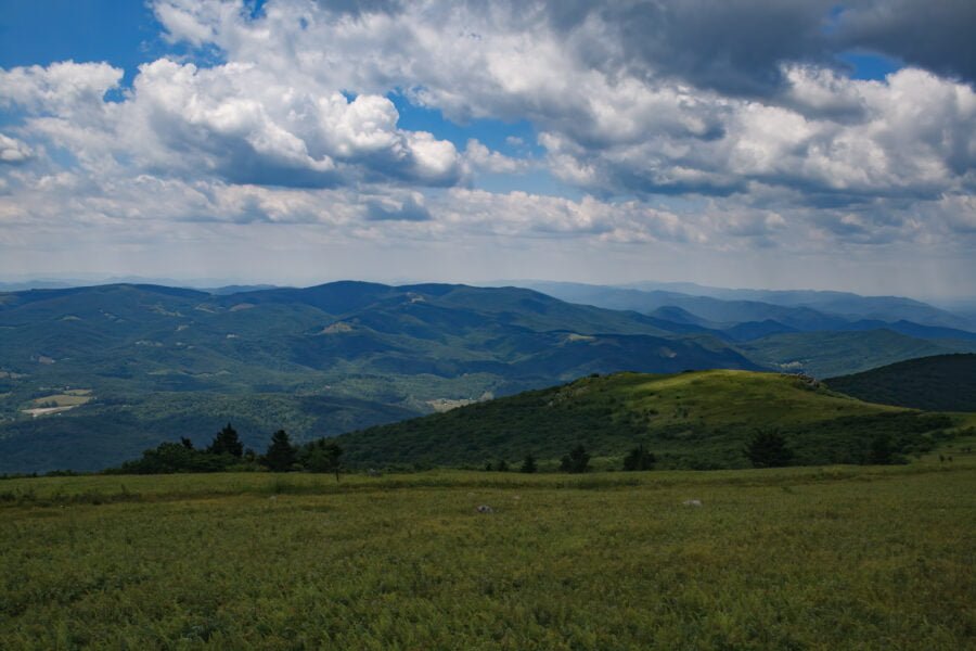 Appalachian Trail Along Blue Ridge Mountains