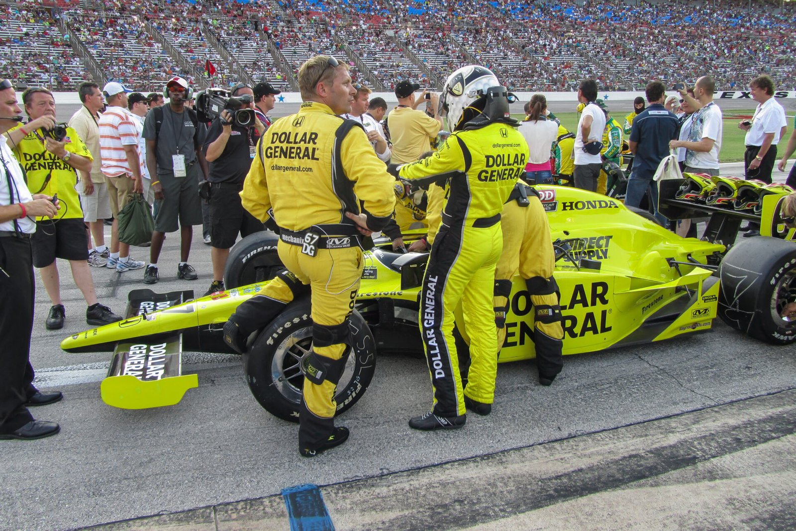 Ed Carpenter Prepares To Get In Car At Texas Twin 275