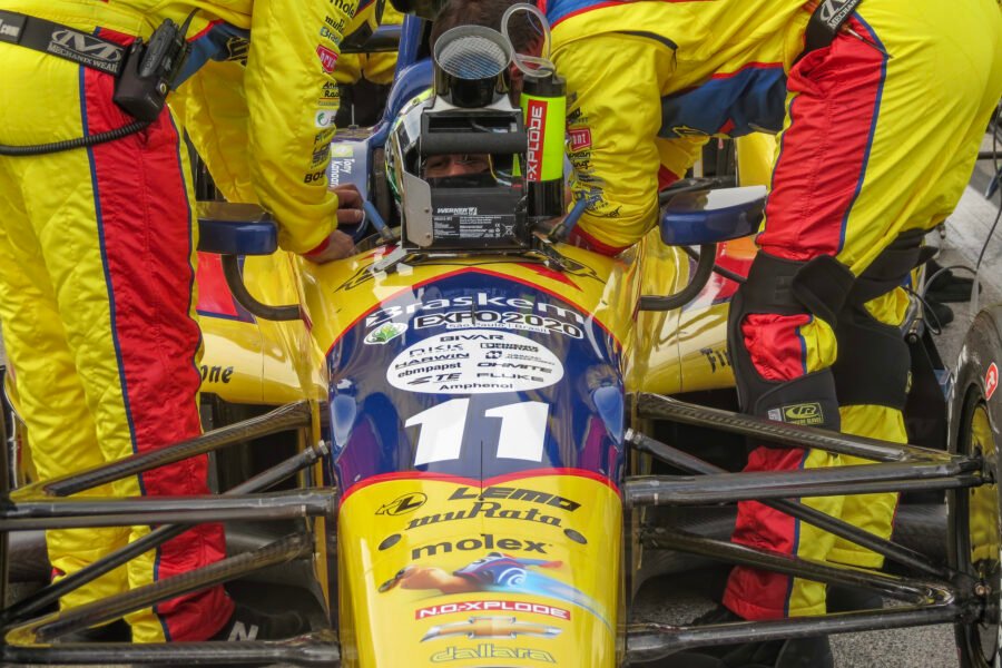 Tony Kanaan In Car Texas Motor Speedway 2013