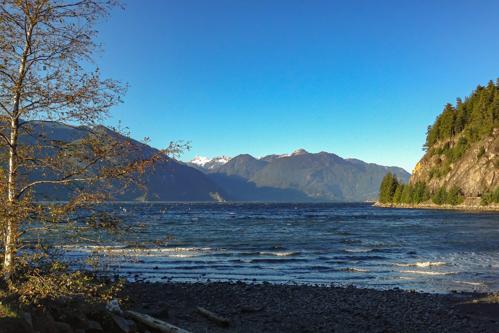Squamish River Along Sea To Sky Highway