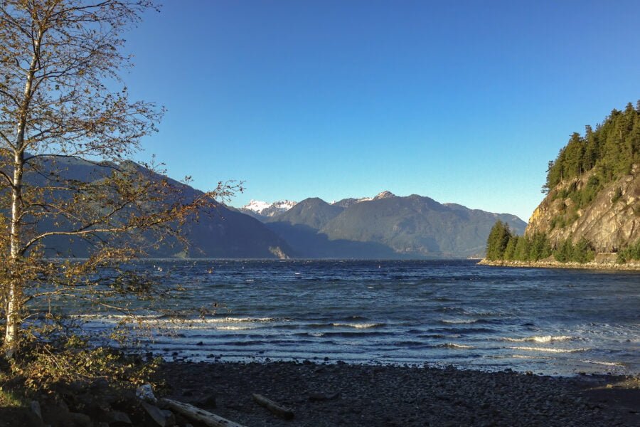 Squamish River Along Sea To Sky Highway