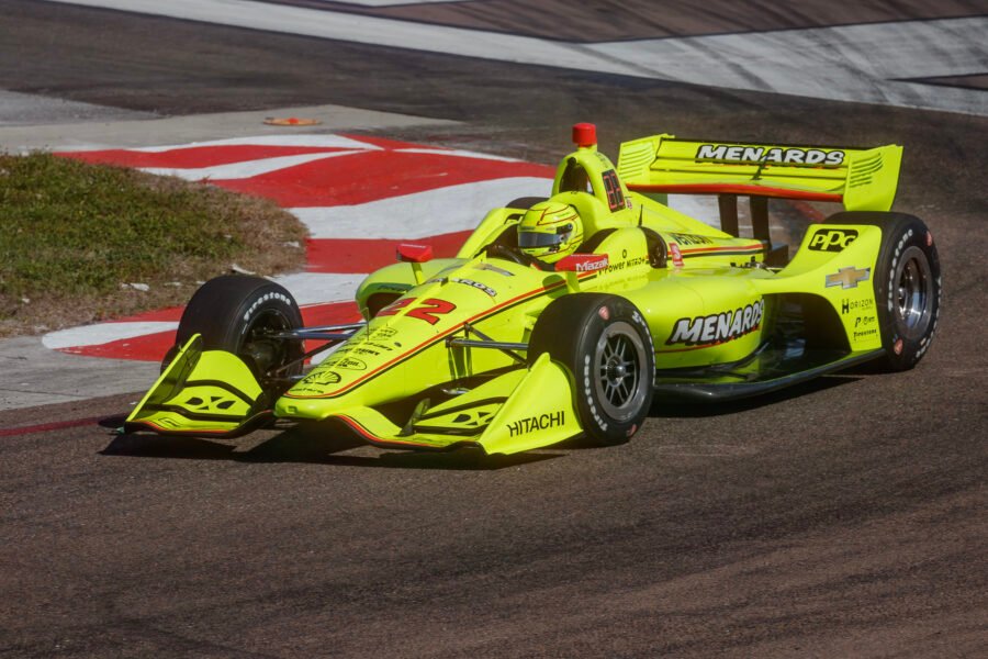 Simon Pagenaud Through Turn 1 St Pete Grand Prix 2019