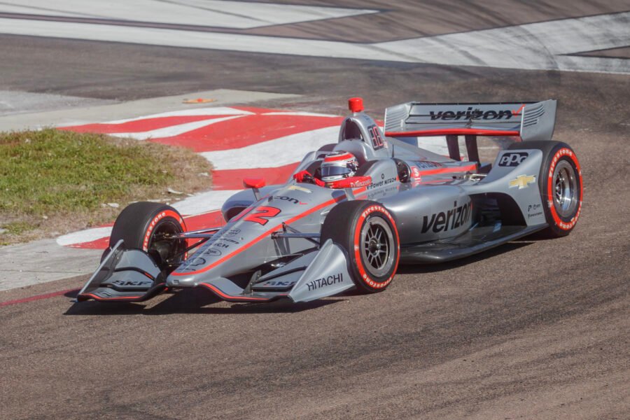 Will Power Through Turn 1 St Pete Grand Prix 2019