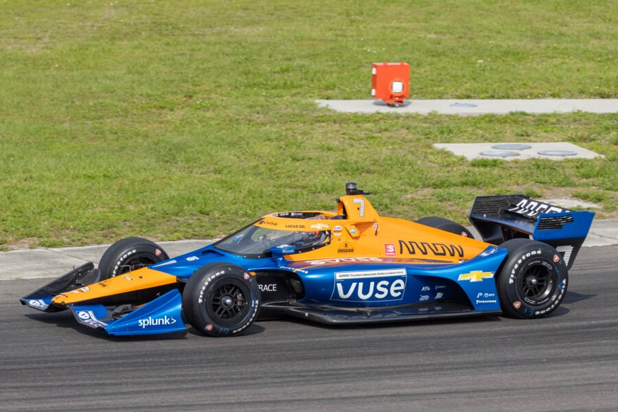 Felix Rosenqvist Turn 1 Exit St Pete Grand Prix 2021