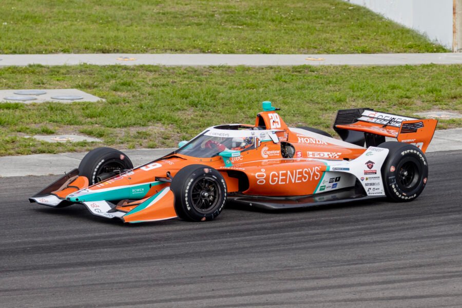 James Hinchcliffe Turn 1 Exit St Pete Grand Prix 2021