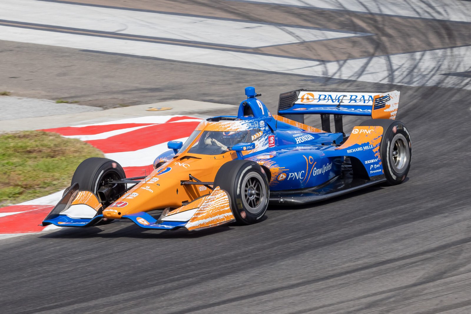 Scott Dixon Through Turn 1 St Pete Grand Prix 2021