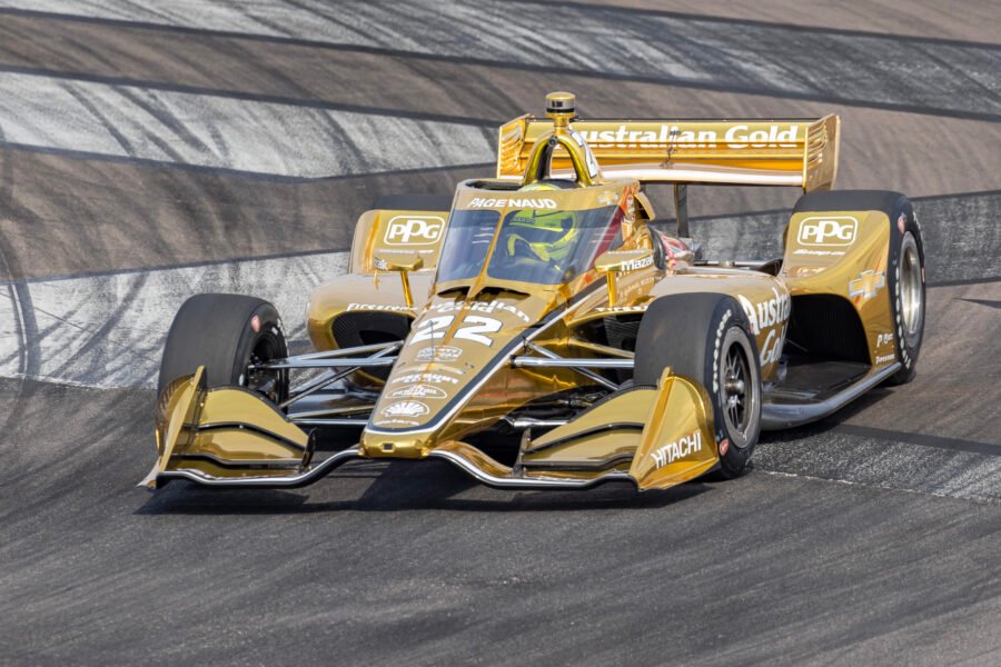 Simon Pagenaud Through Turn 1 St Pete Grand Prix 2021