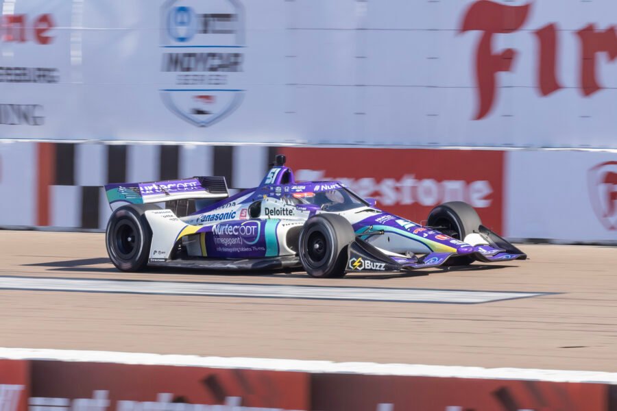 Takuma Sato Down Front Straight St Pete Grand Prix 2022