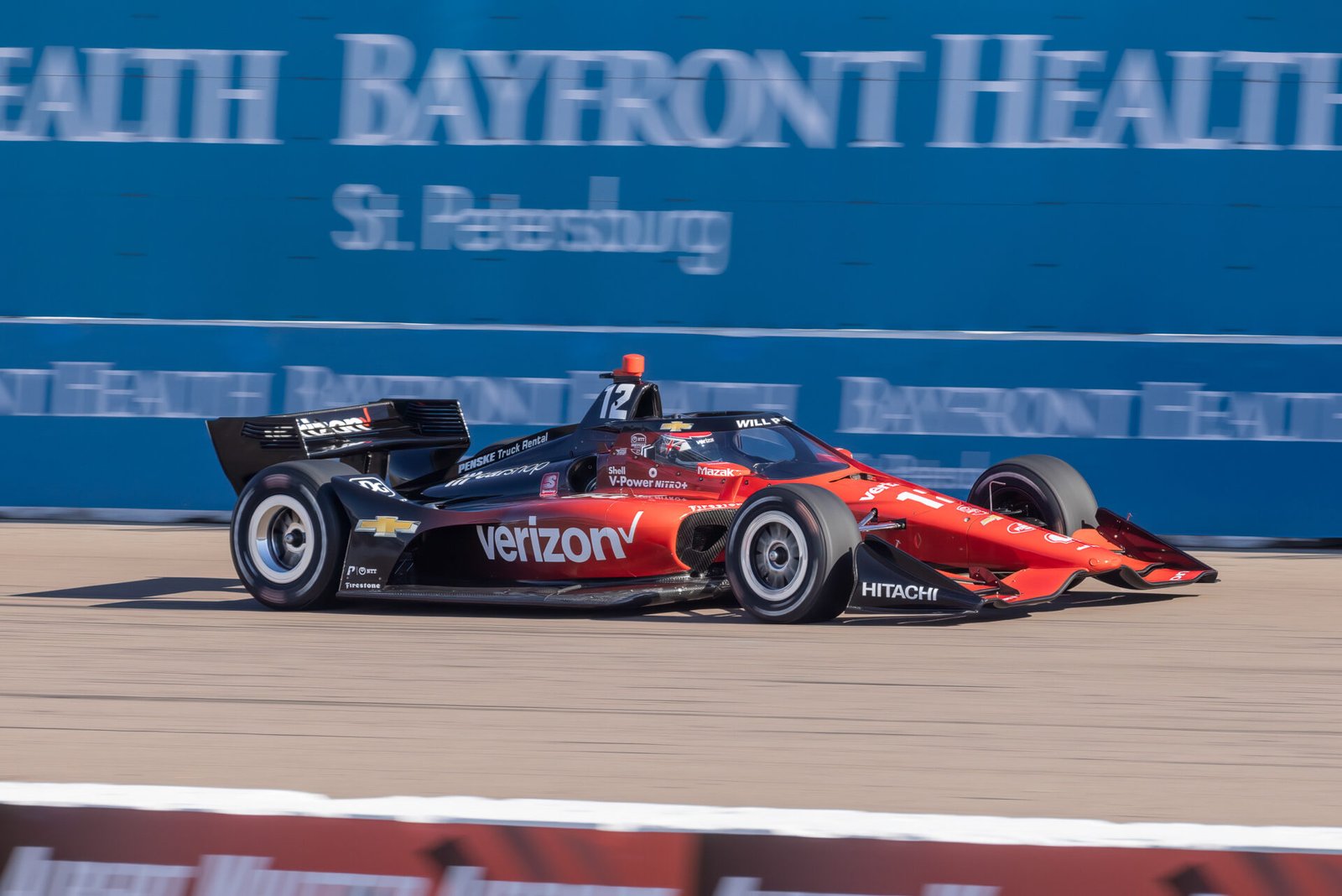 Will Power Down Front Straight St Pete Grand Prix 2022