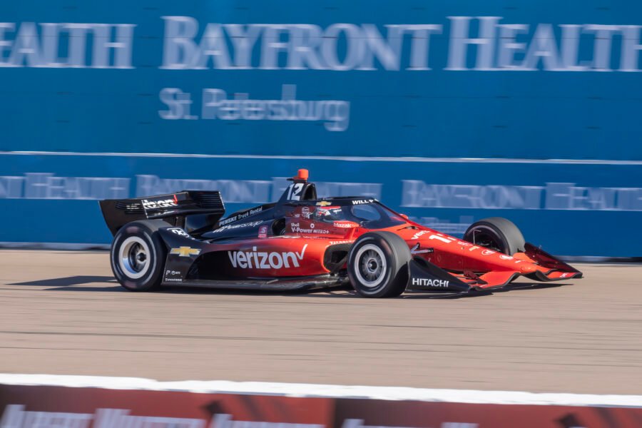 Will Power Down Front Straight St Pete Grand Prix 2022