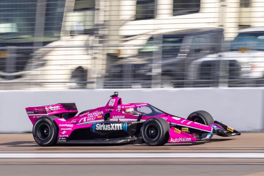 Simon Pagenaud On Front Straight St Pete Grand Prix 2023