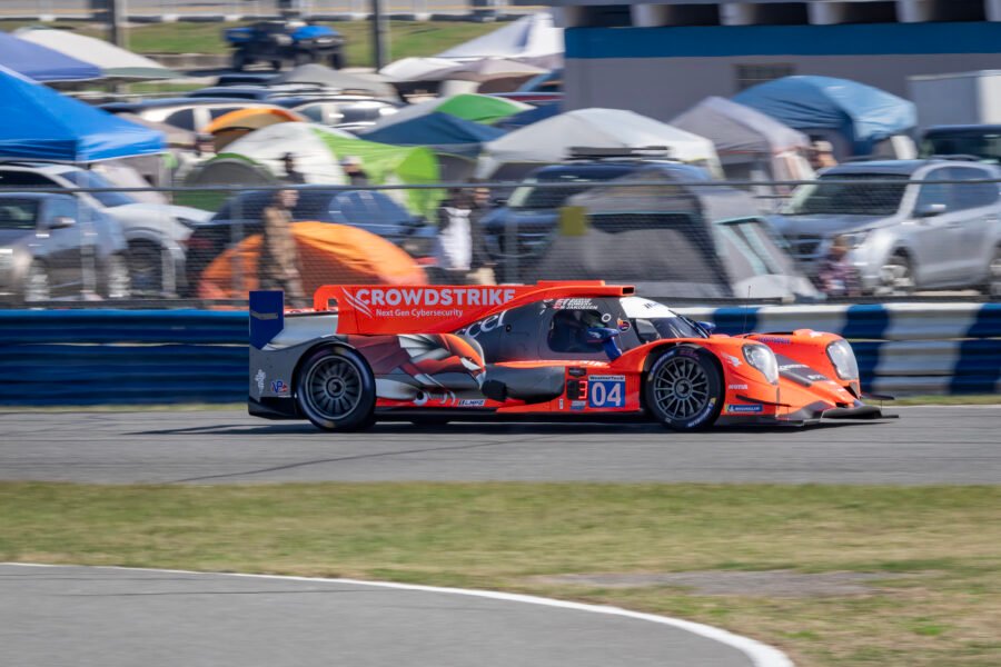 04 Crowdstrike Racing Oreca Entering West Horseshoe At Daytona I