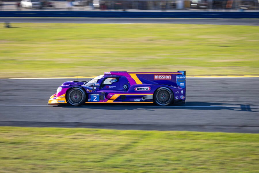 2 United Autosports Oreca Exiting International Horseshoe At Day