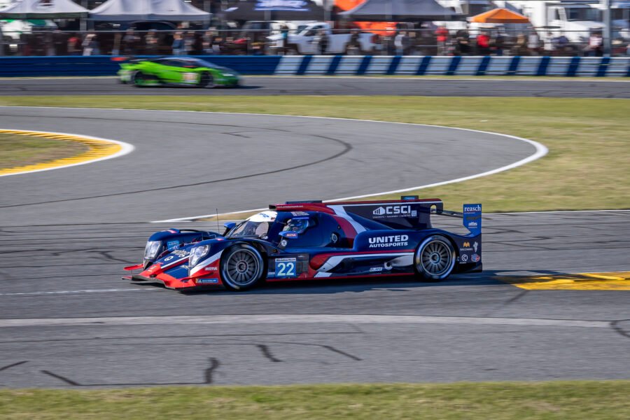 22 United Autosports Oreca Exiting International Horseshoe At Da