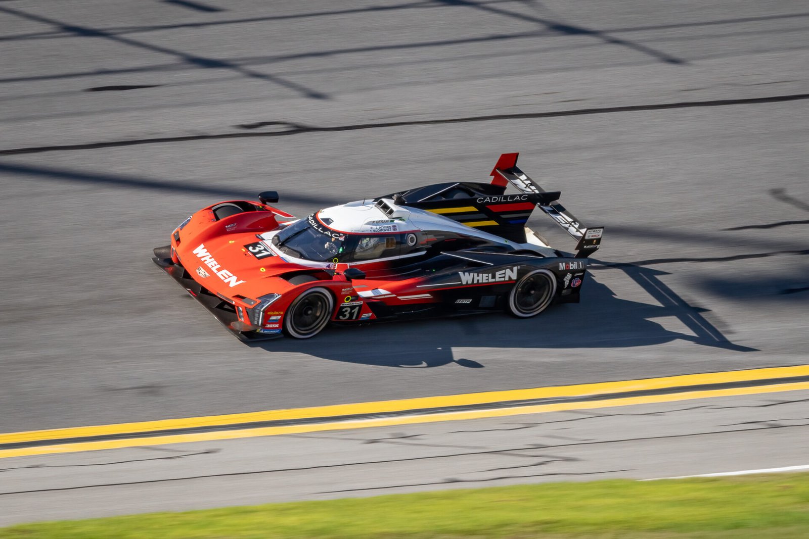 31 Whelan Engineering Cadillac In Turn 1 At Daytona International Speedway 2024