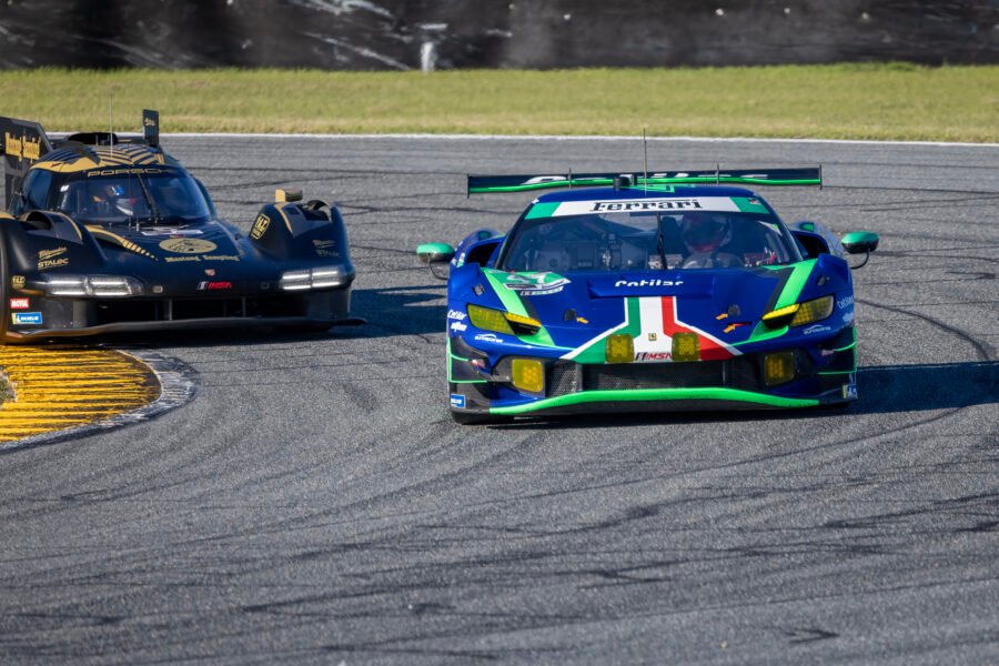 47 Cetilar Racing Ferrari Through International Horseshoe At Day