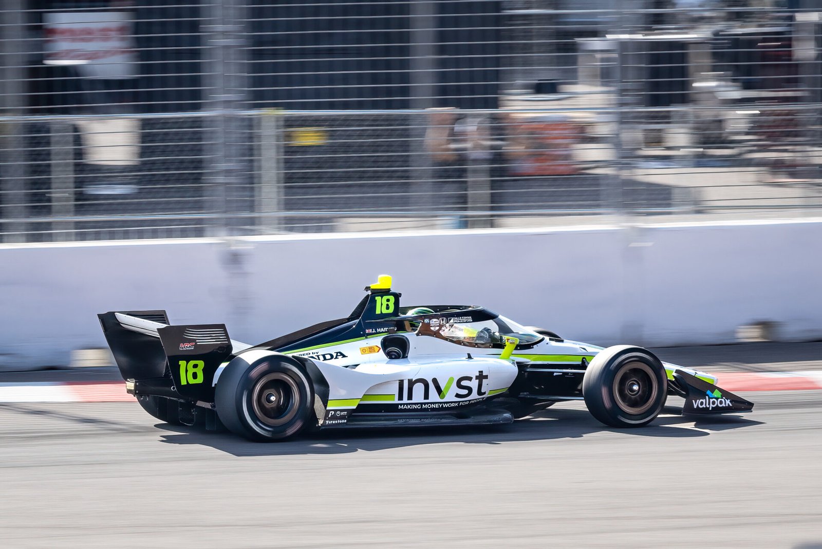 Jack Harvey In Turn 2 St Pete Grand Prix 2024