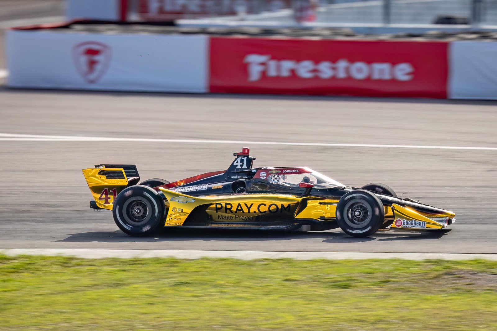 Sting Ray Robb In Turn 1 St Pete Grand Prix 2024