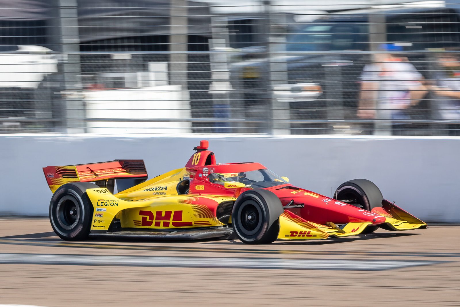 Alex Palou On Main Straight St Pete Grand Prix 2024