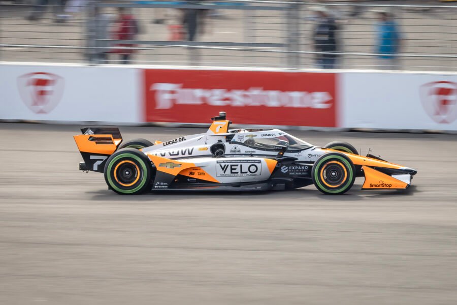 Alexander Rossi In Turn 1 St Pete Grand Prix 2024