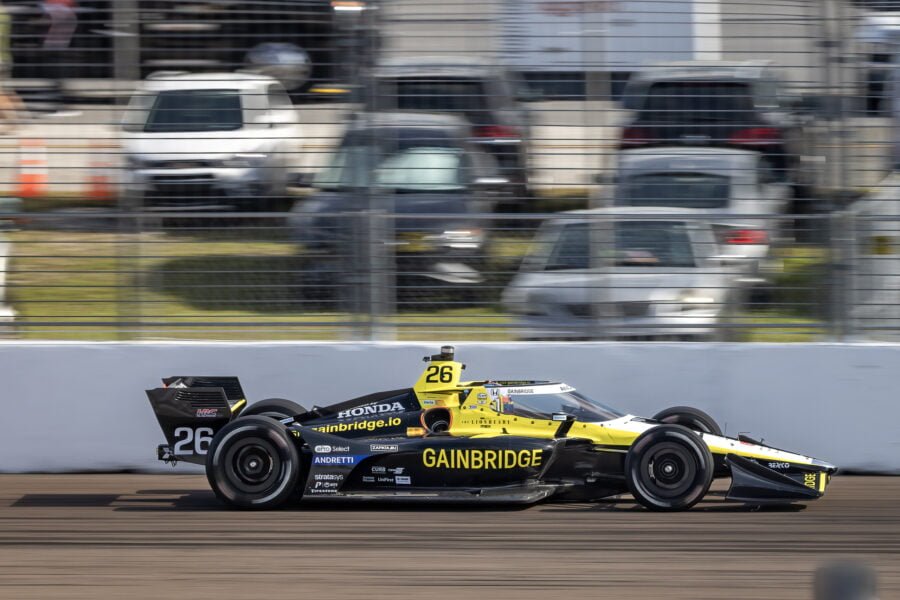 Colton Herta Main Straight St Pete