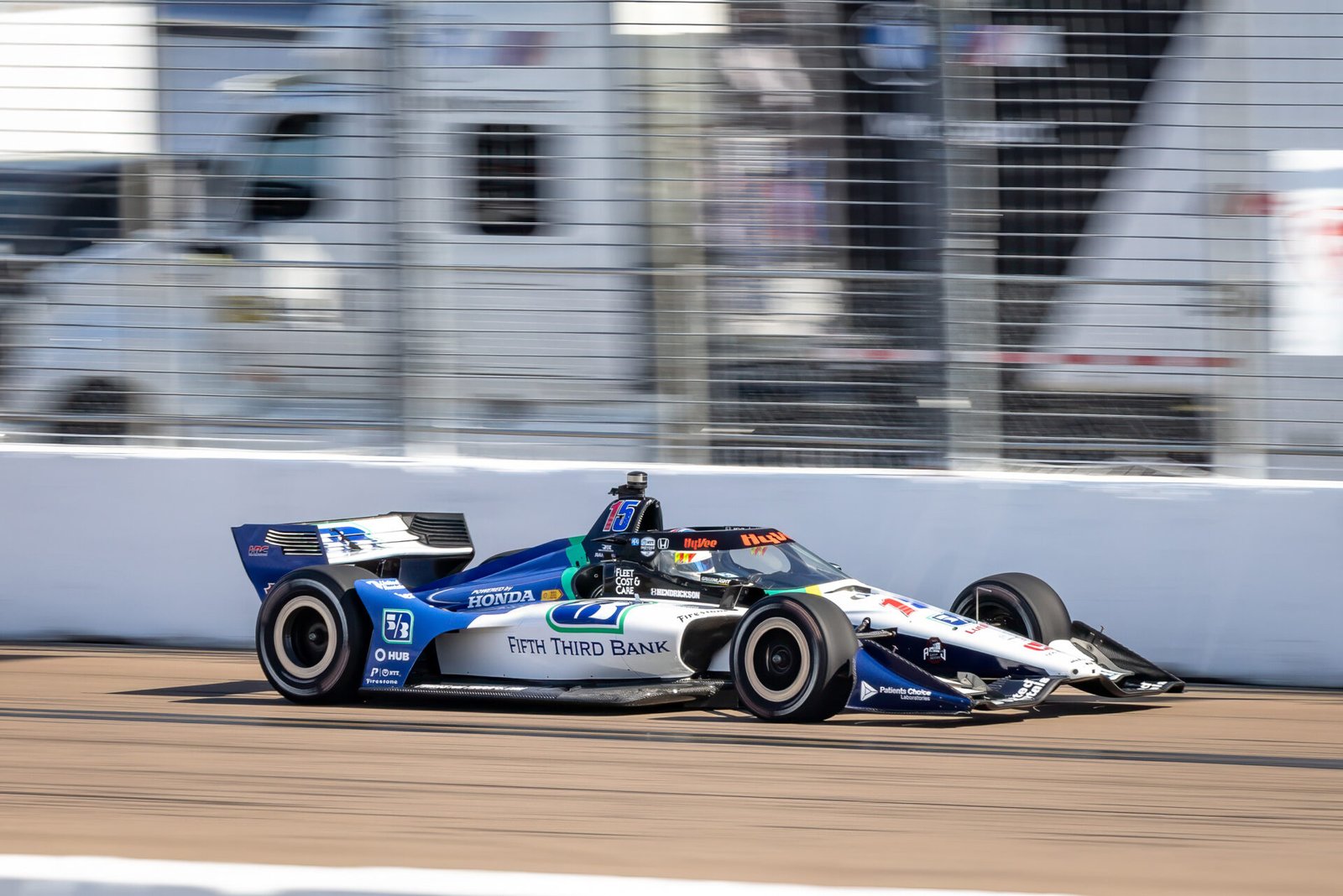 Graham Rahal On Main Straight St Pete Grand Prix 2024
