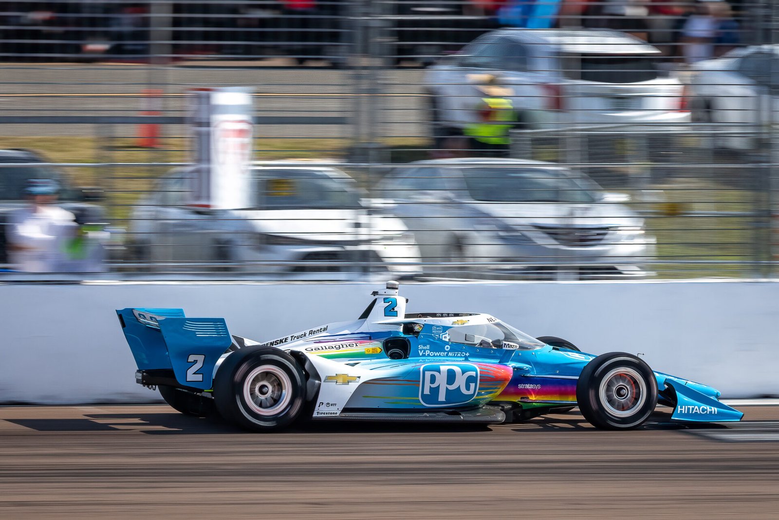 Josef Newgarden On Main Straight St Pete Grand Prix 2024 2