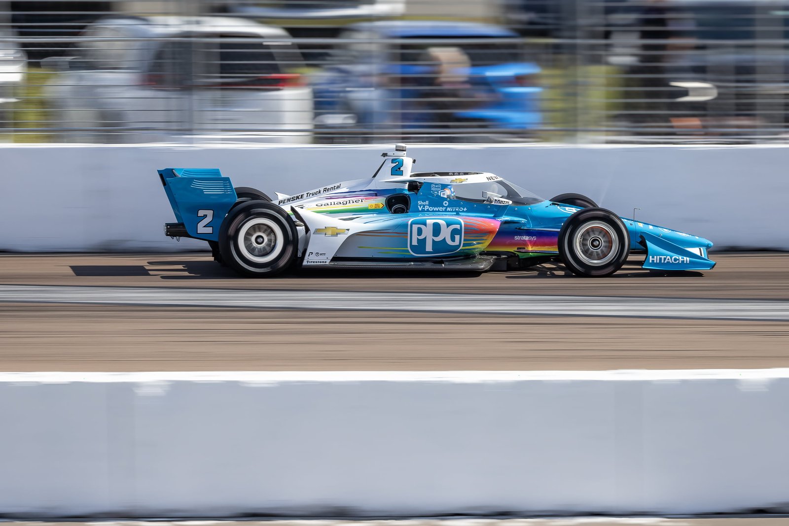 Josef Newgarden On Main Straight St Pete