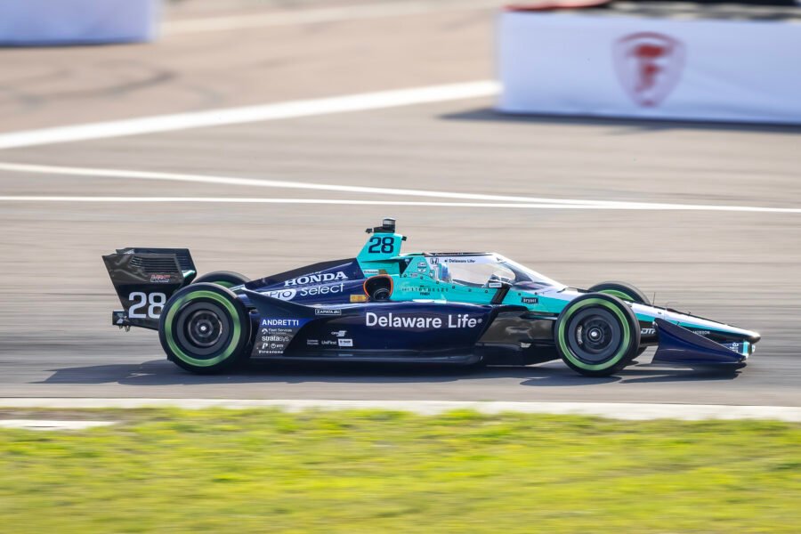 Marcus Ericsson In Turn 1 St Pete Grand Prix 2024