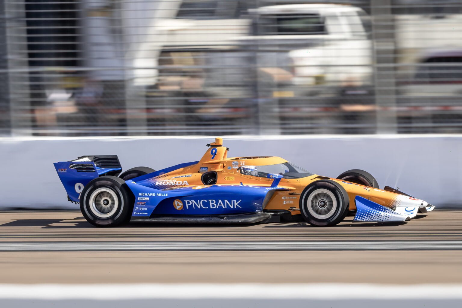 Scott Dixon On Main Straight St Pete