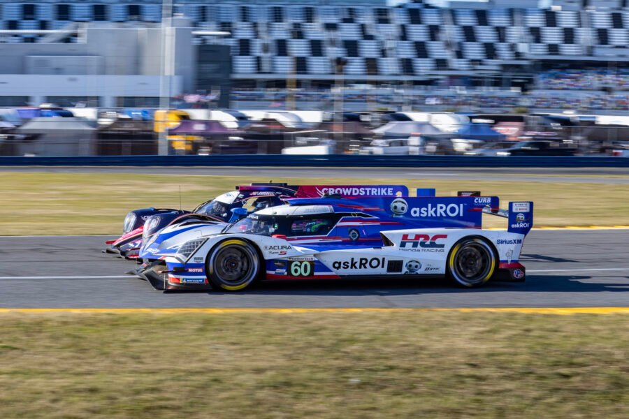 60 Meyer Shank Acura Heading Toward West Horseshoe At Daytona In