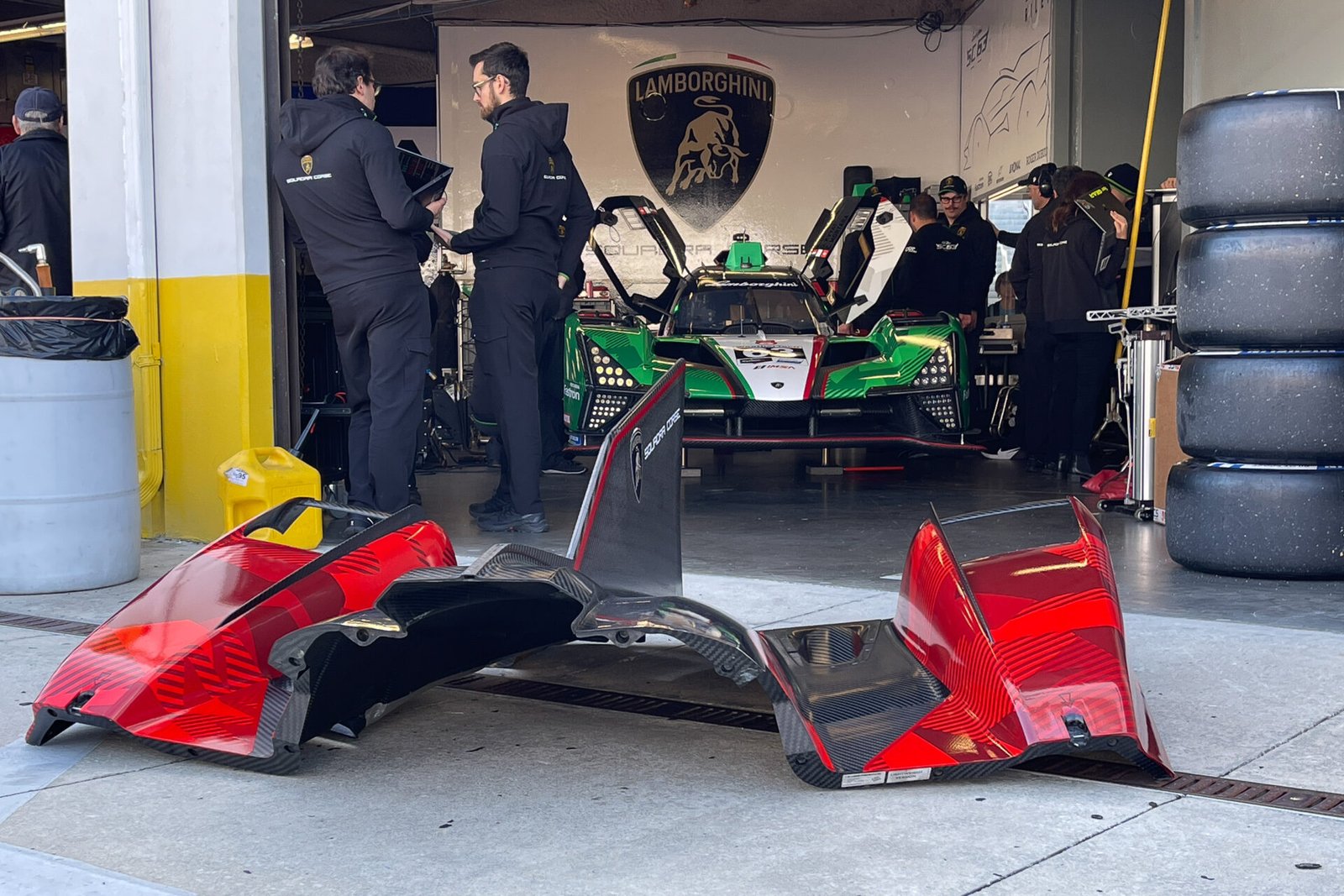 63 Automobili Lamborghini Garage At Daytona International Speedway 2025