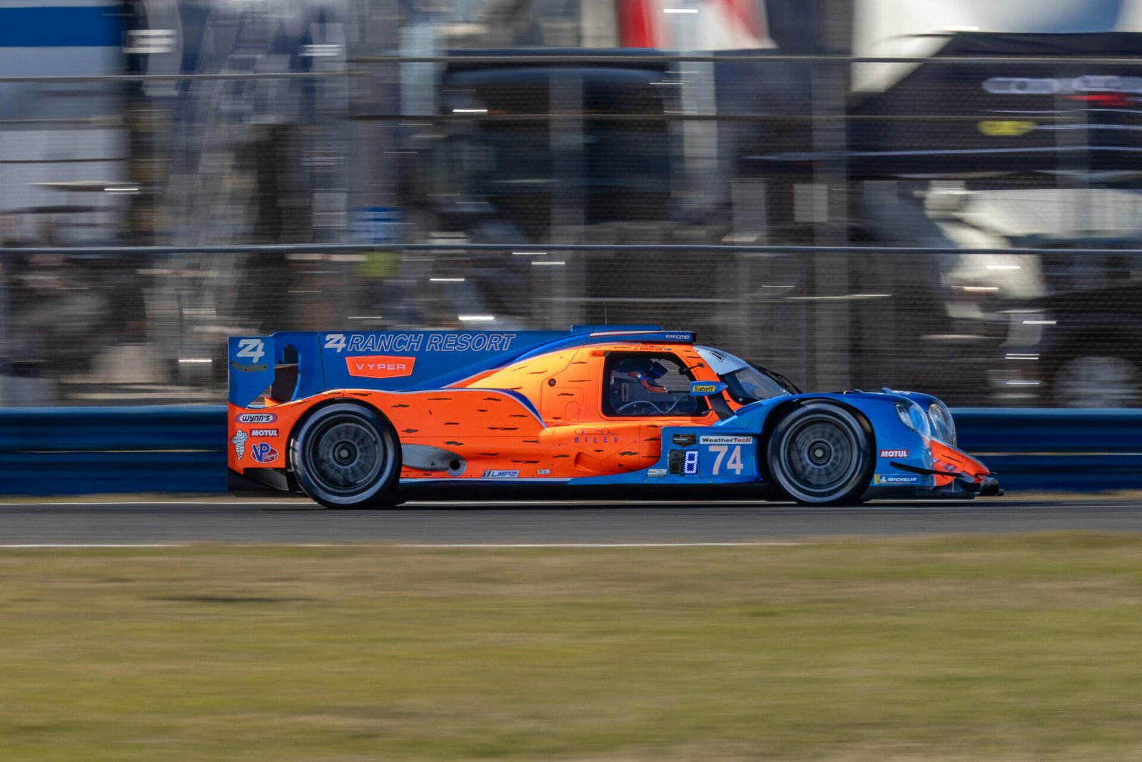 74 Riley Motorsports Oreca Heading Toward International Horseshoe At Daytona International Speedway 2025