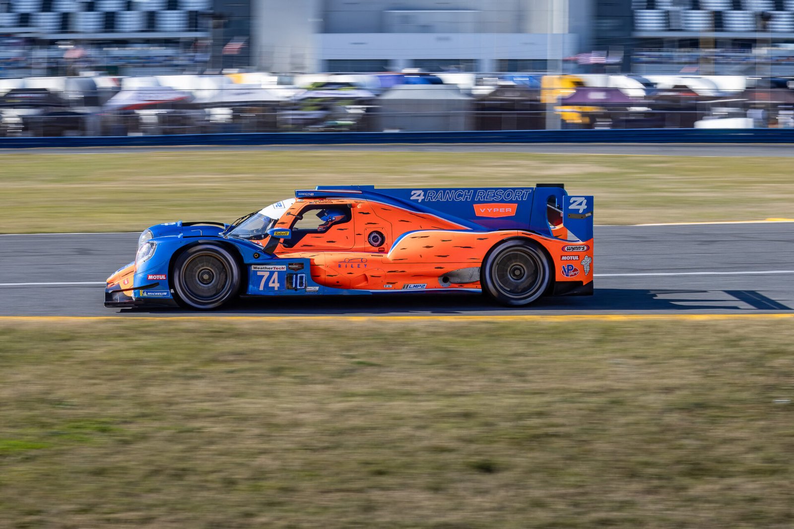 74 Riley Motorsports Oreca Heading Toward West Horseshoe Horseshoe At Daytona International Speedway 2025