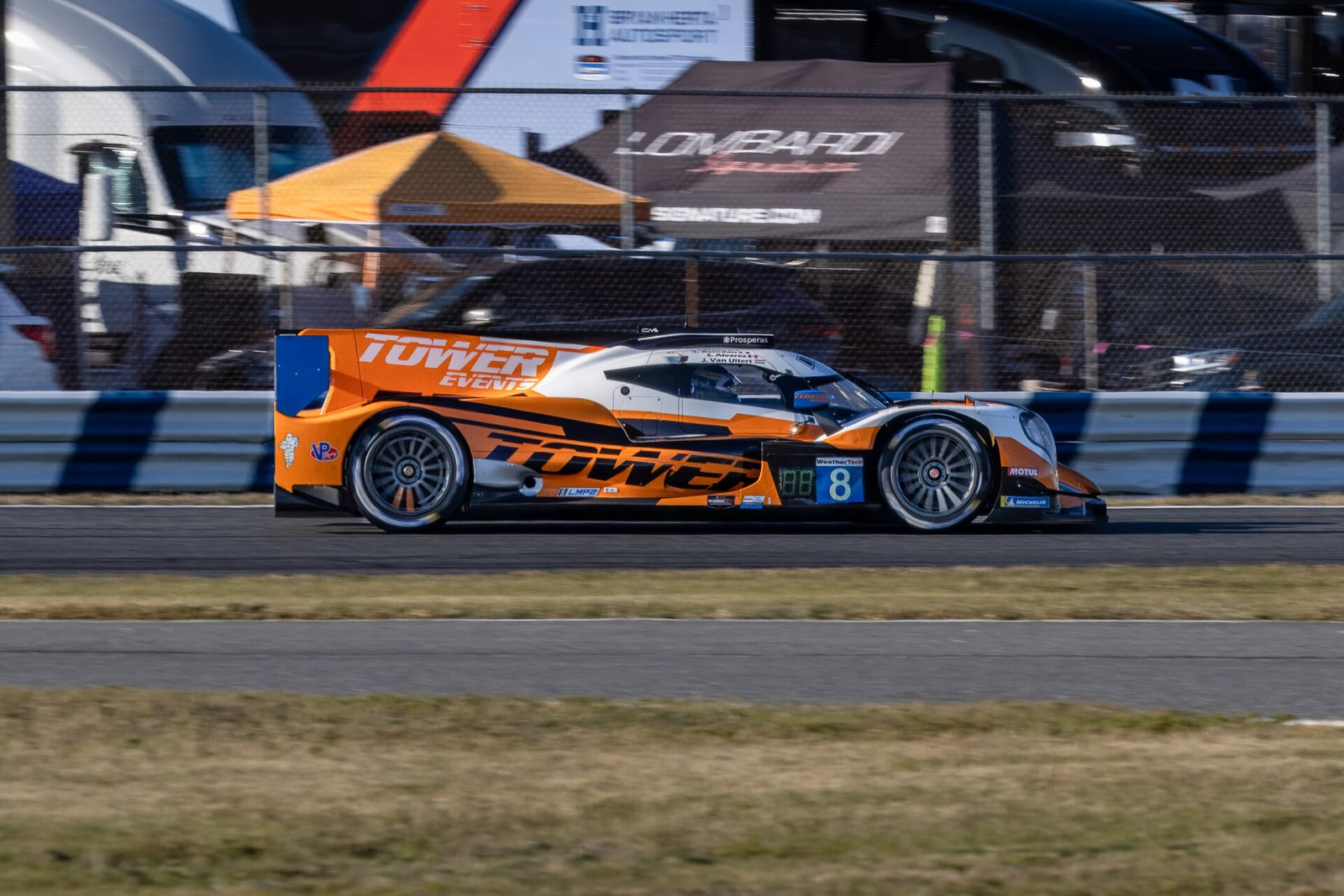 8 Tower Motorsports Oreca Heading Toward International Horseshoe At Daytona International Speedway 2025