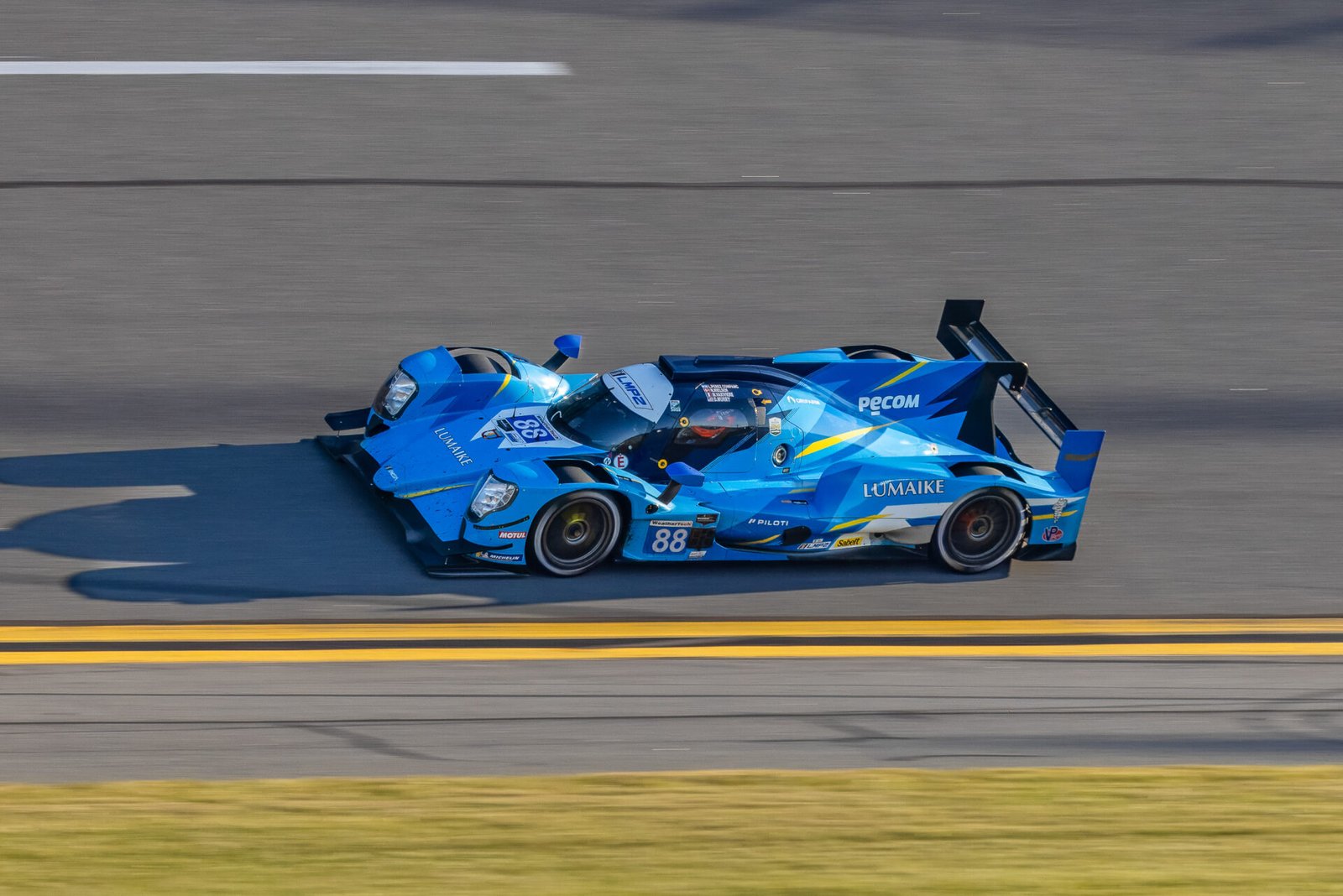 88 Af Corse Racing Oreca On Turn 1 Banking At Daytona International Speedway 2025