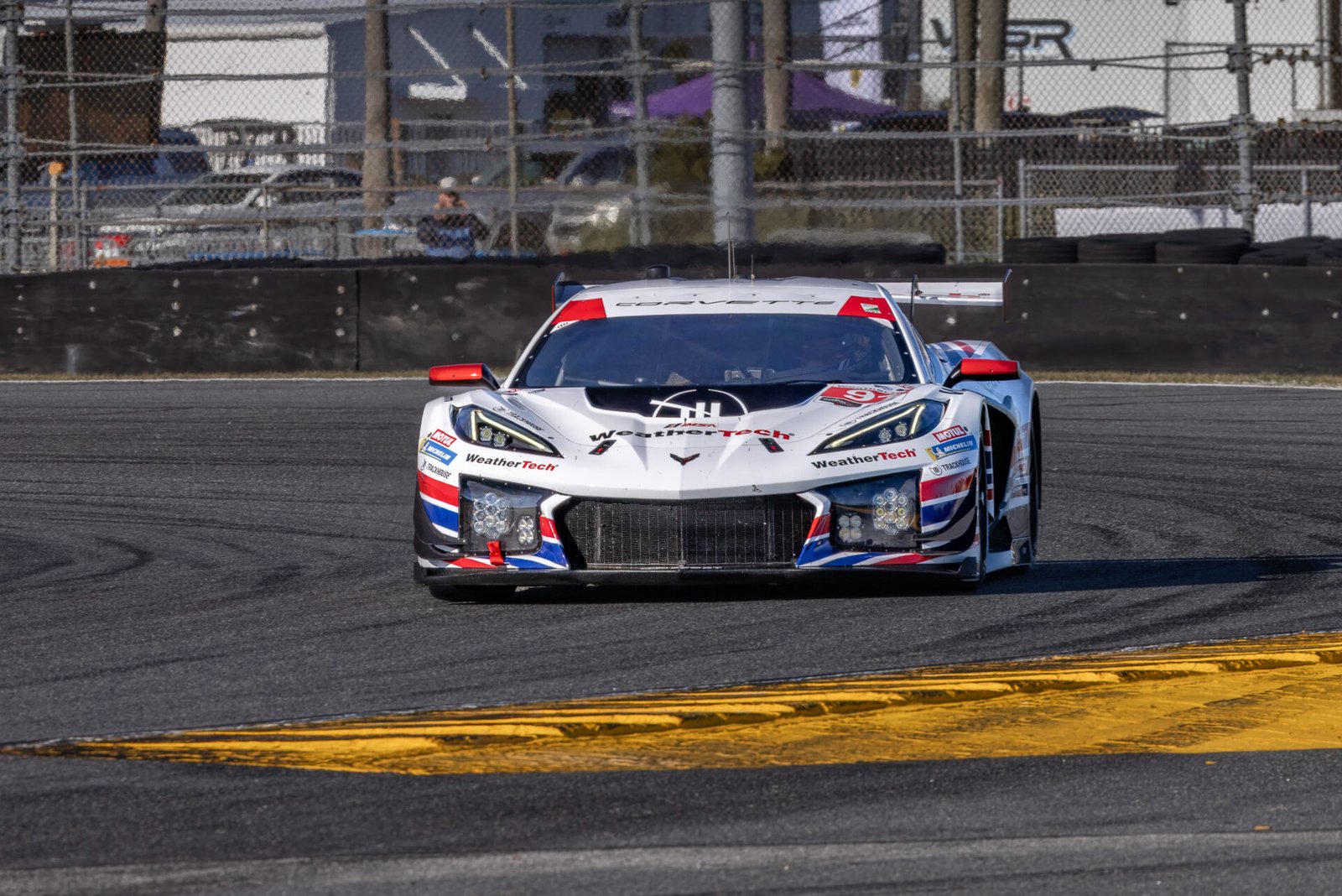 91 Trackhouse By Tf Sport Corvette In International Horseshoe At Daytona International Speedway 2025
