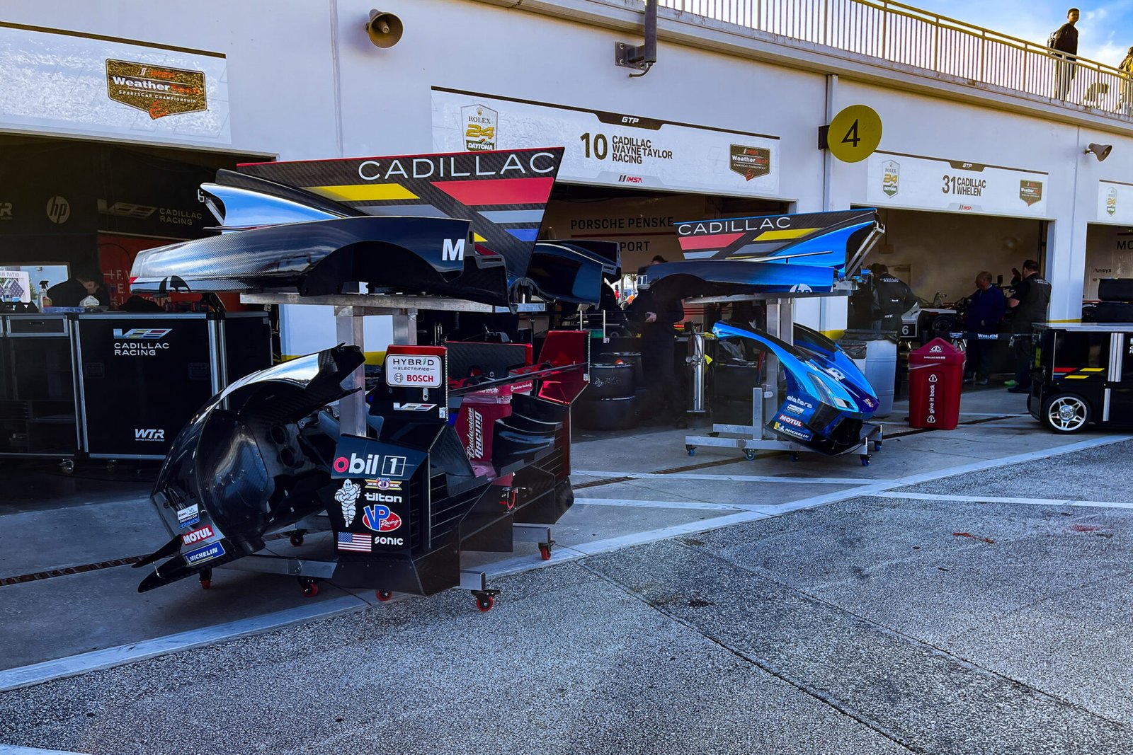 Cadillac Wayne Taylor Racing Garages At Daytona International Speedway 2025
