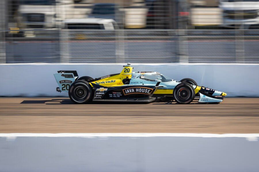 Alexander Rossi On Main Straight St Pete Grand Prix 2025