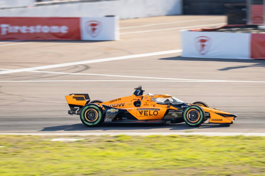 Christian Lundgaard In Turn 1 St Pete Grand Prix 2025