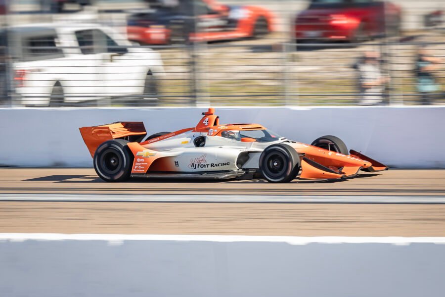 David Malukas On Main Straight St Pete Grand Prix 2025