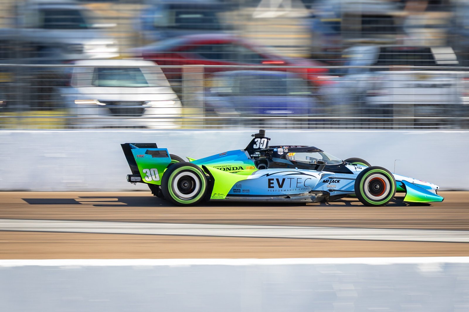 Devlin Defrancesco On Main Straight St Pete Grand Prix 2025