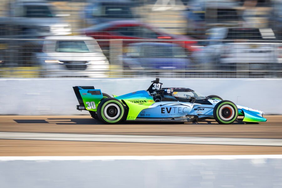 Devlin Defrancesco On Main Straight St Pete Grand Prix 2025
