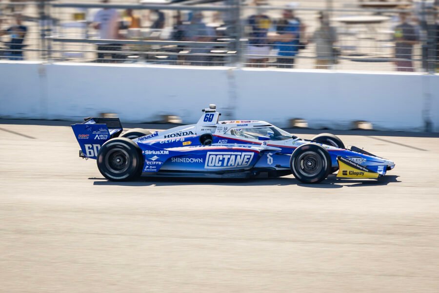 Felix Rosenqvist In Turn 1 St Pete Grand Prix 2025