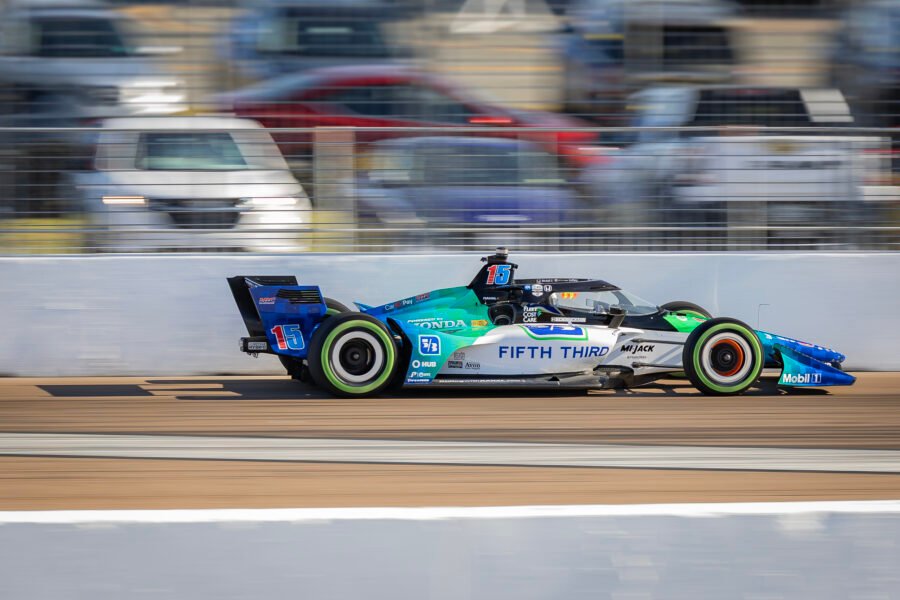 Graham Rahal On Main Straight St Pete Grand Prix 2025