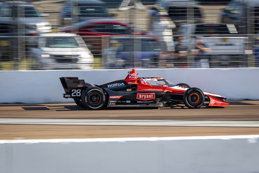 Marcus Ericsson On Main Straight St Pete Grand Prix 2025