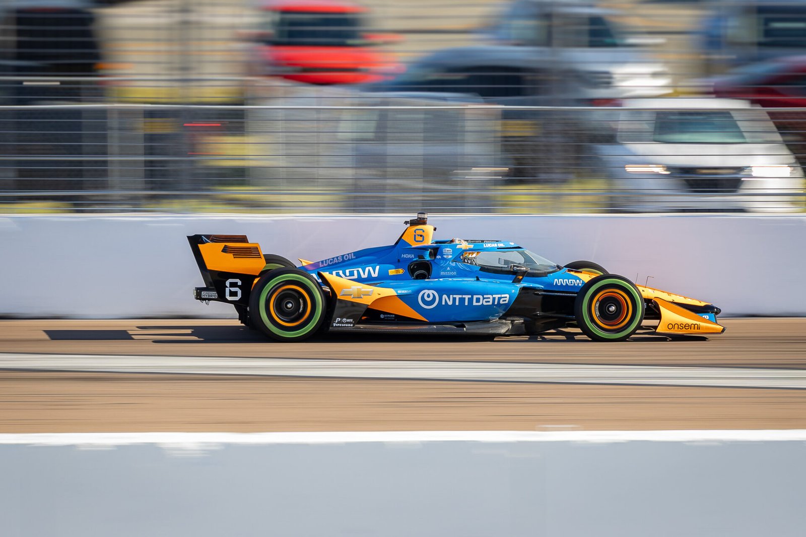 Nolan Siegel On Main Straight St Pete Grand Prix 2025