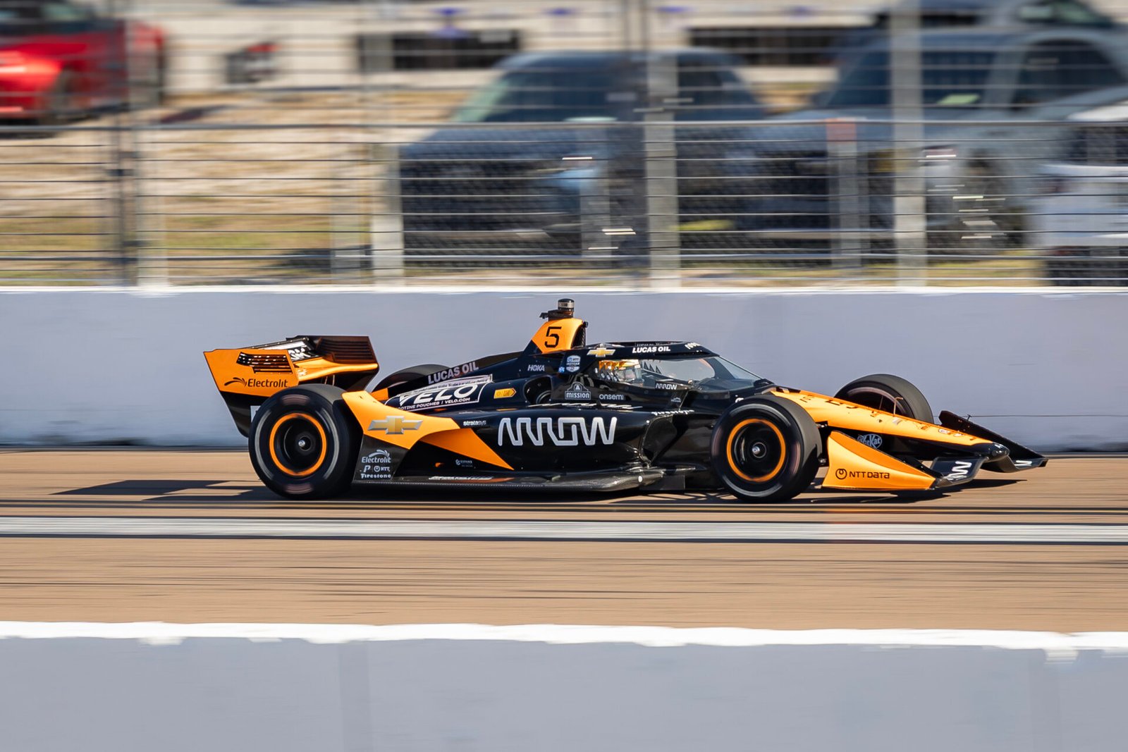 Pato Oward On Main Straight St Pete Grand Prix 2025