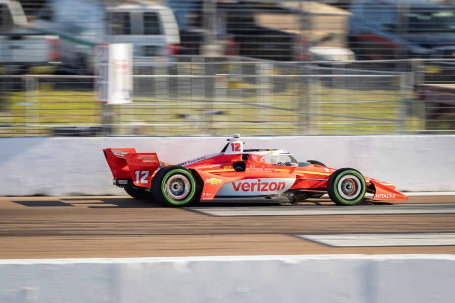 Will Power On Brakes Entering Turn 1 St Pete Grand Prix 2025