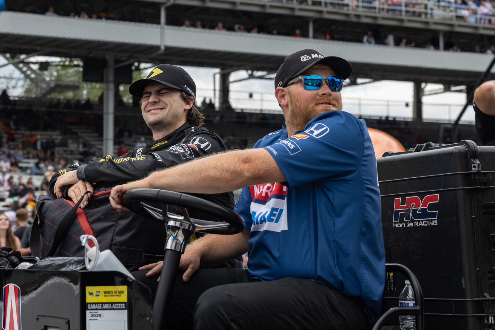 Colton Herta Enjoys Fun Moment During Pit Stop Contest At Indianapolis 2025
